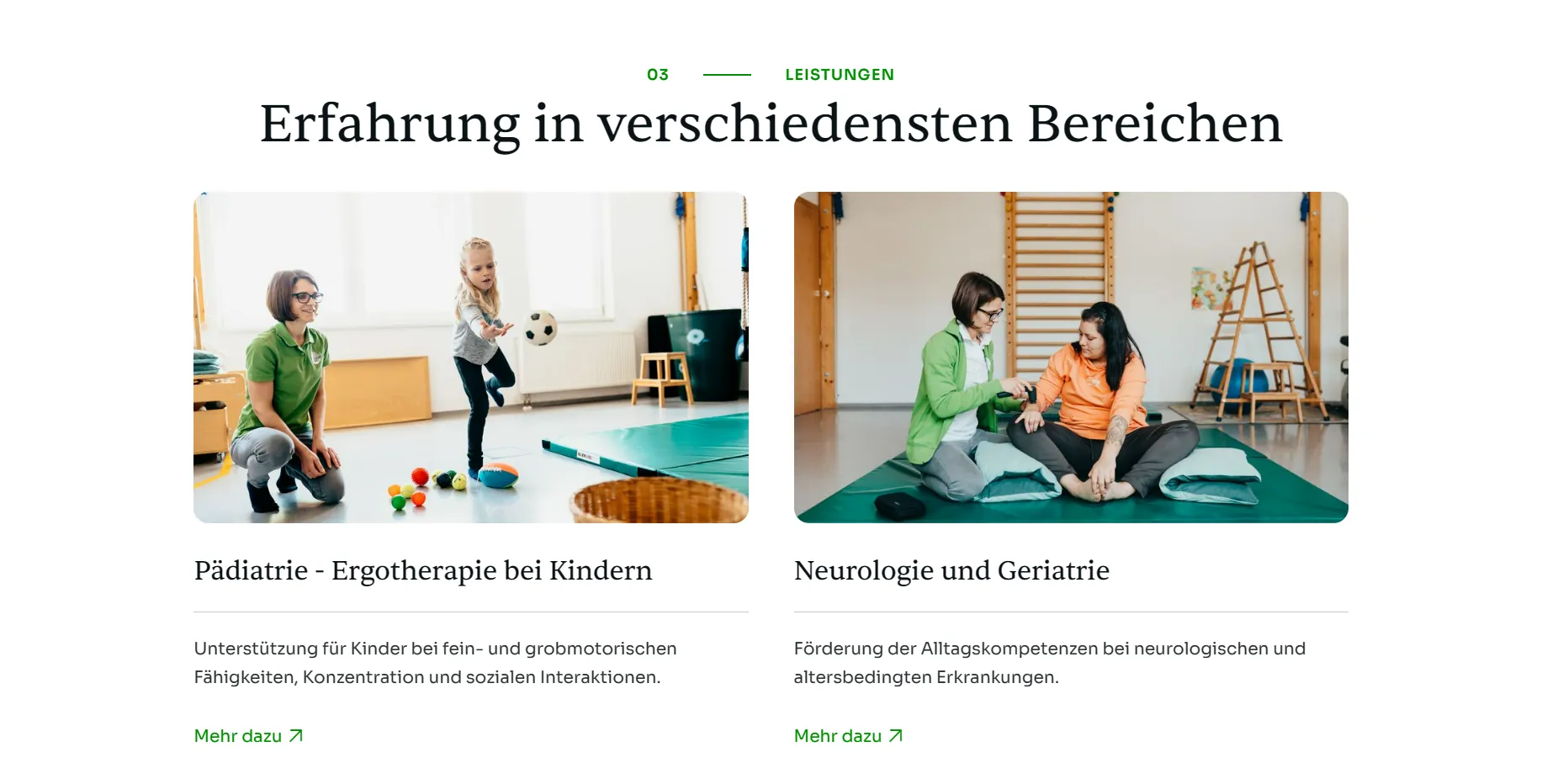 Ergotherapie am Platz