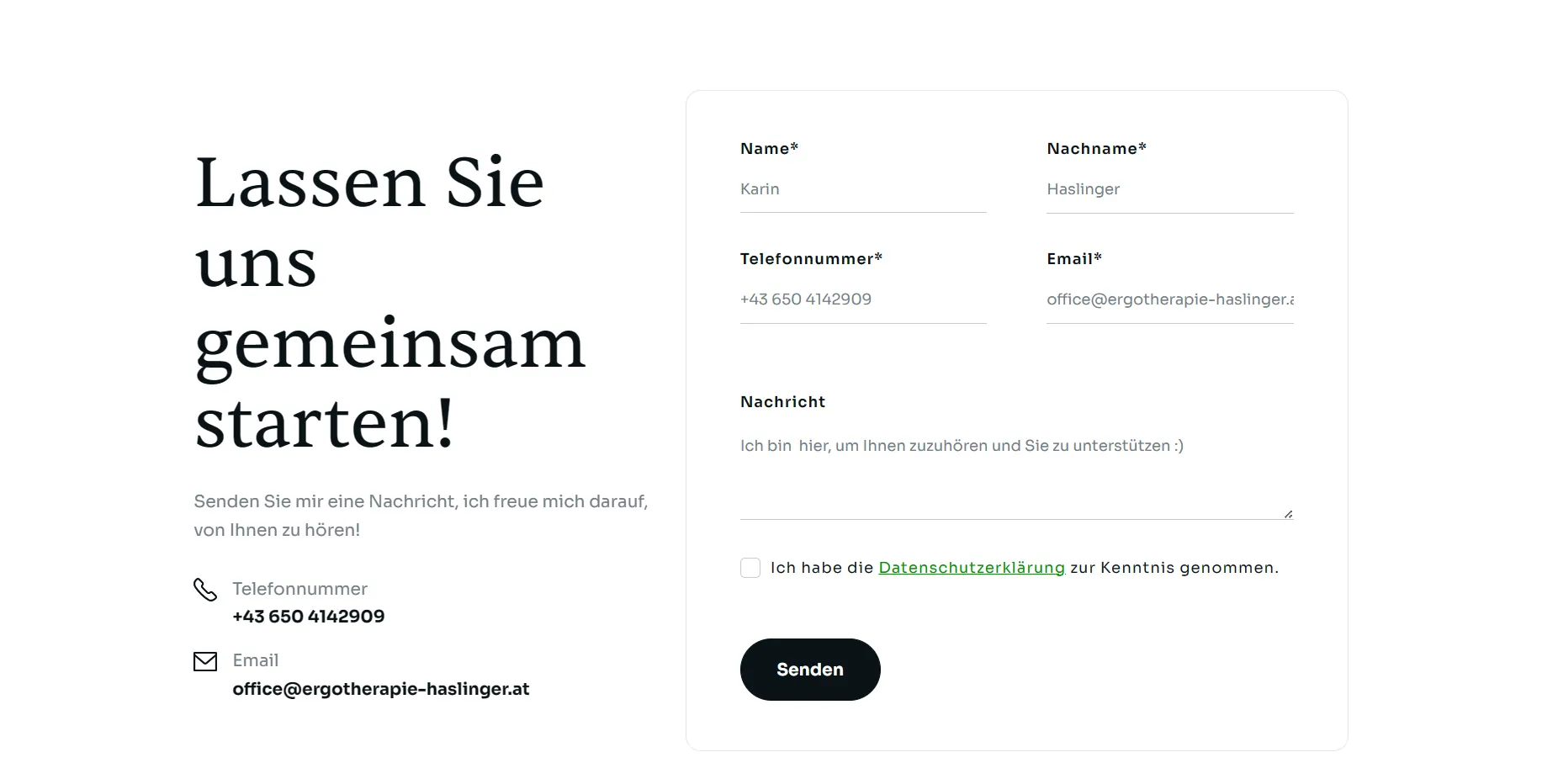 Ergotherapie am Platz